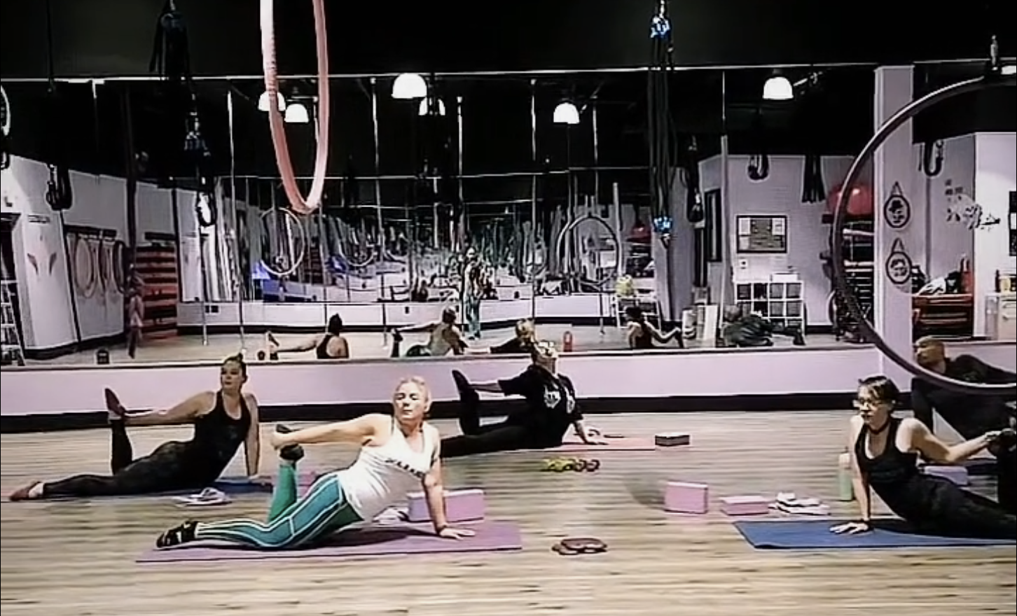 Flexibility and Yoga class at Pole Kisses Las Vegas